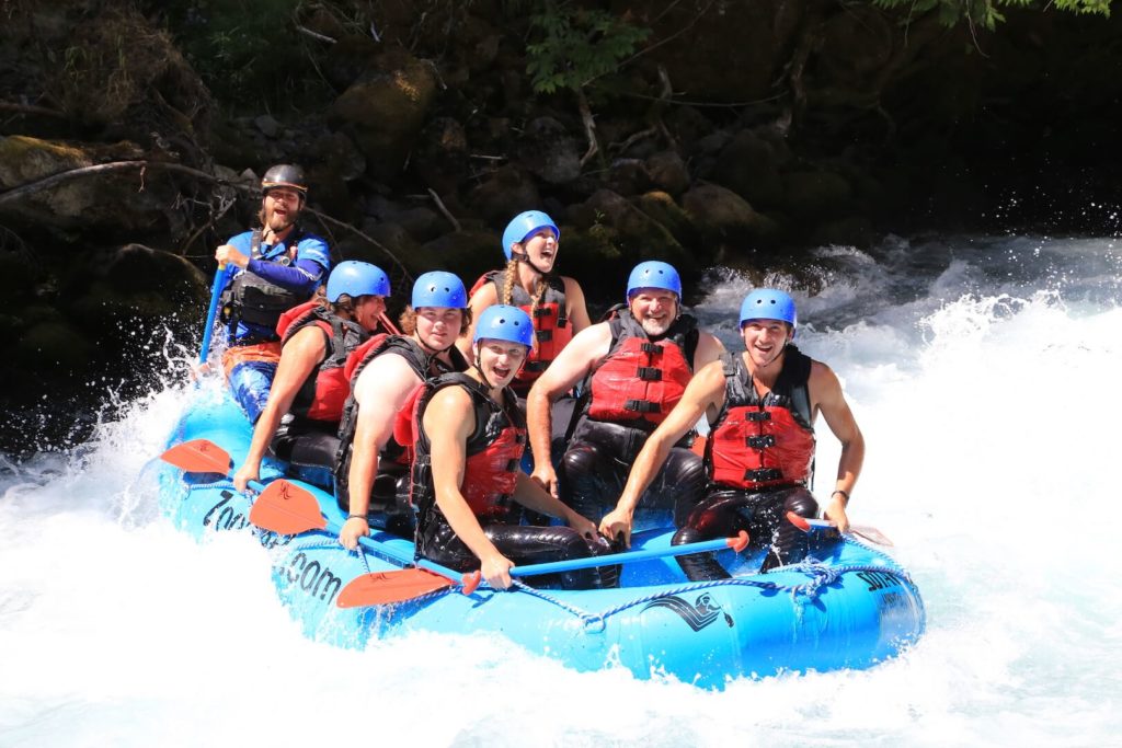 Whitewater rafting washington lower