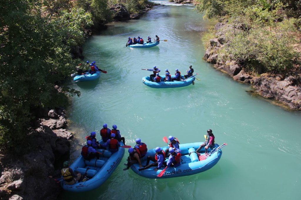 Rafting whitewater